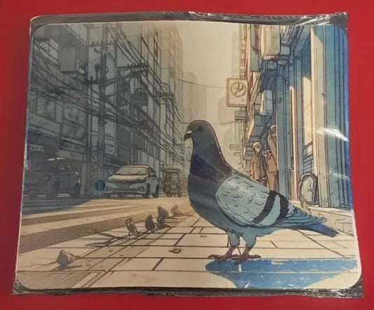 Angry City Pigeon Mouse Pad