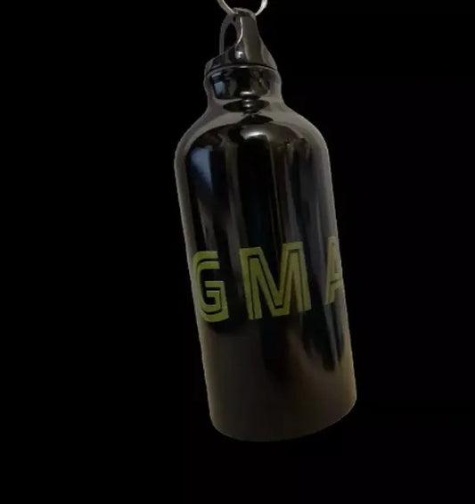 17 oz. Sigma Black Shine Aluminum water bottle with Carabiner