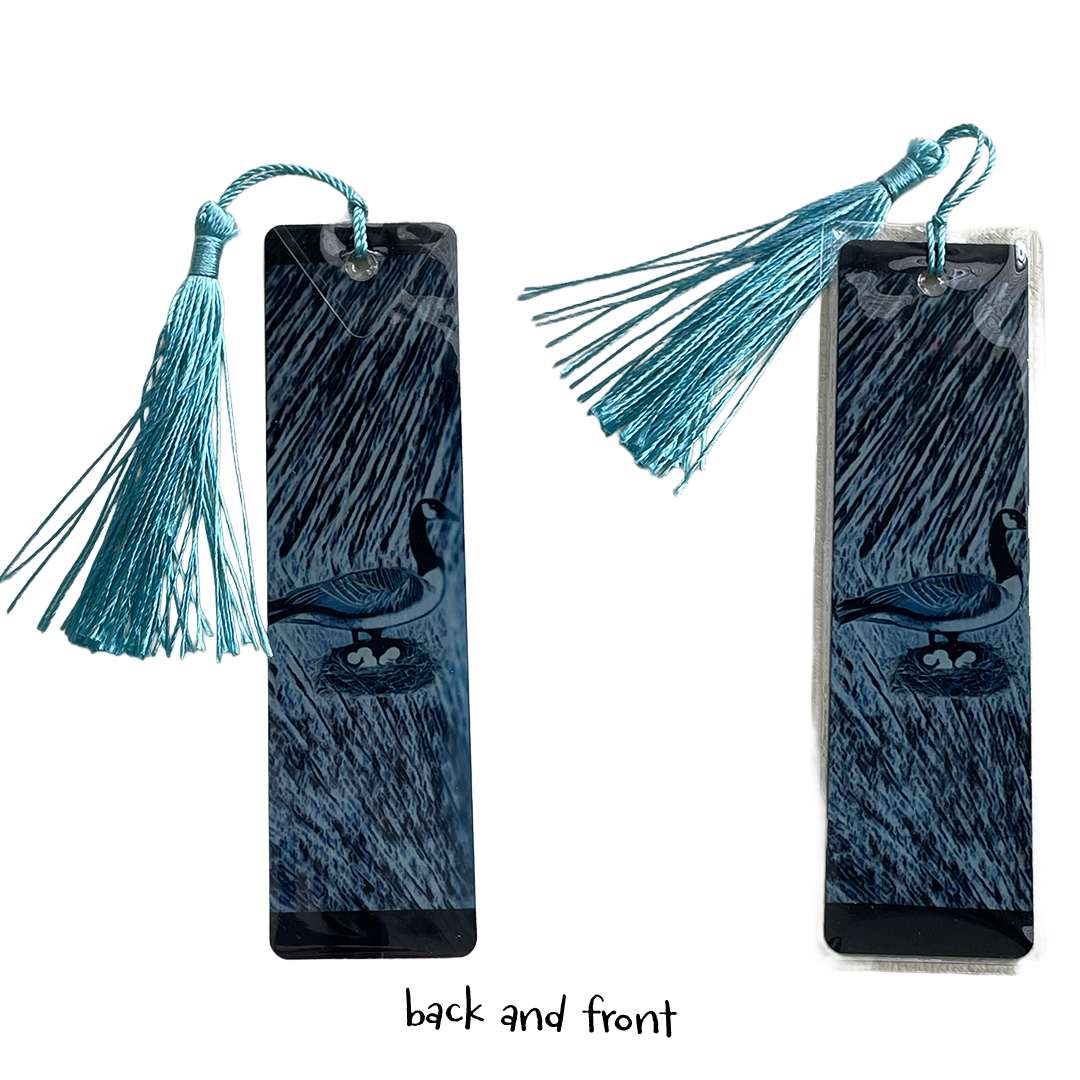 Goose Aluminum Bookmark with Tassel
