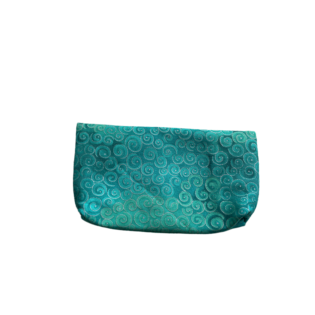 Teal Cotton Pouch