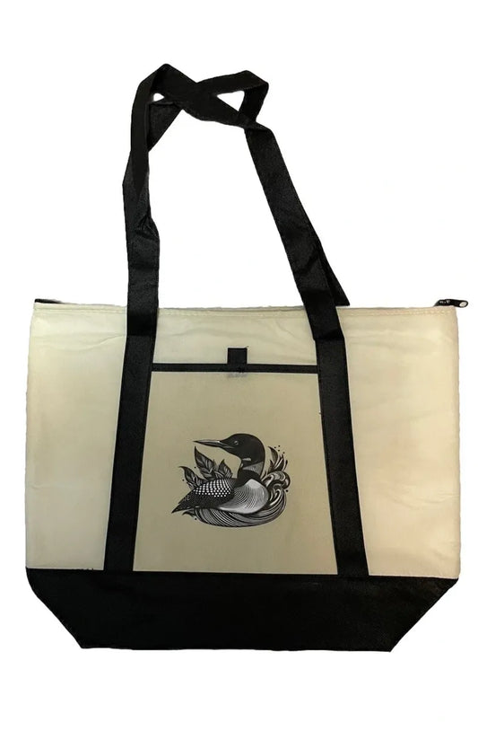 Insulated Loon Tote Cooler Bag