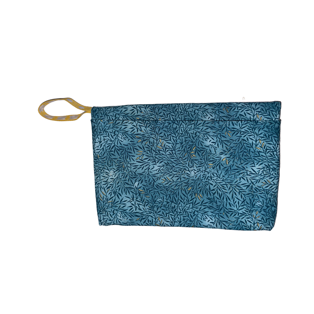 Button Cotton Pouch Wallet