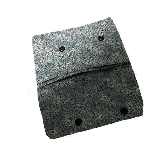 Button Cotton Pouch Wallet