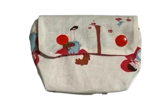 Red White Forest Pocket Wallet Pouch