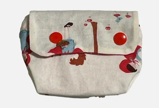 Red White Forest Pocket Wallet Pouch