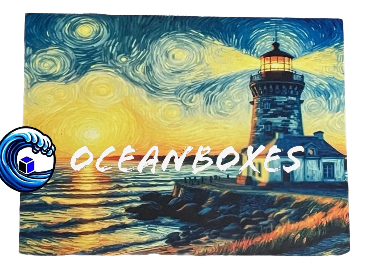 Lighthouse Metal Aluminum Sign 6" x 8"