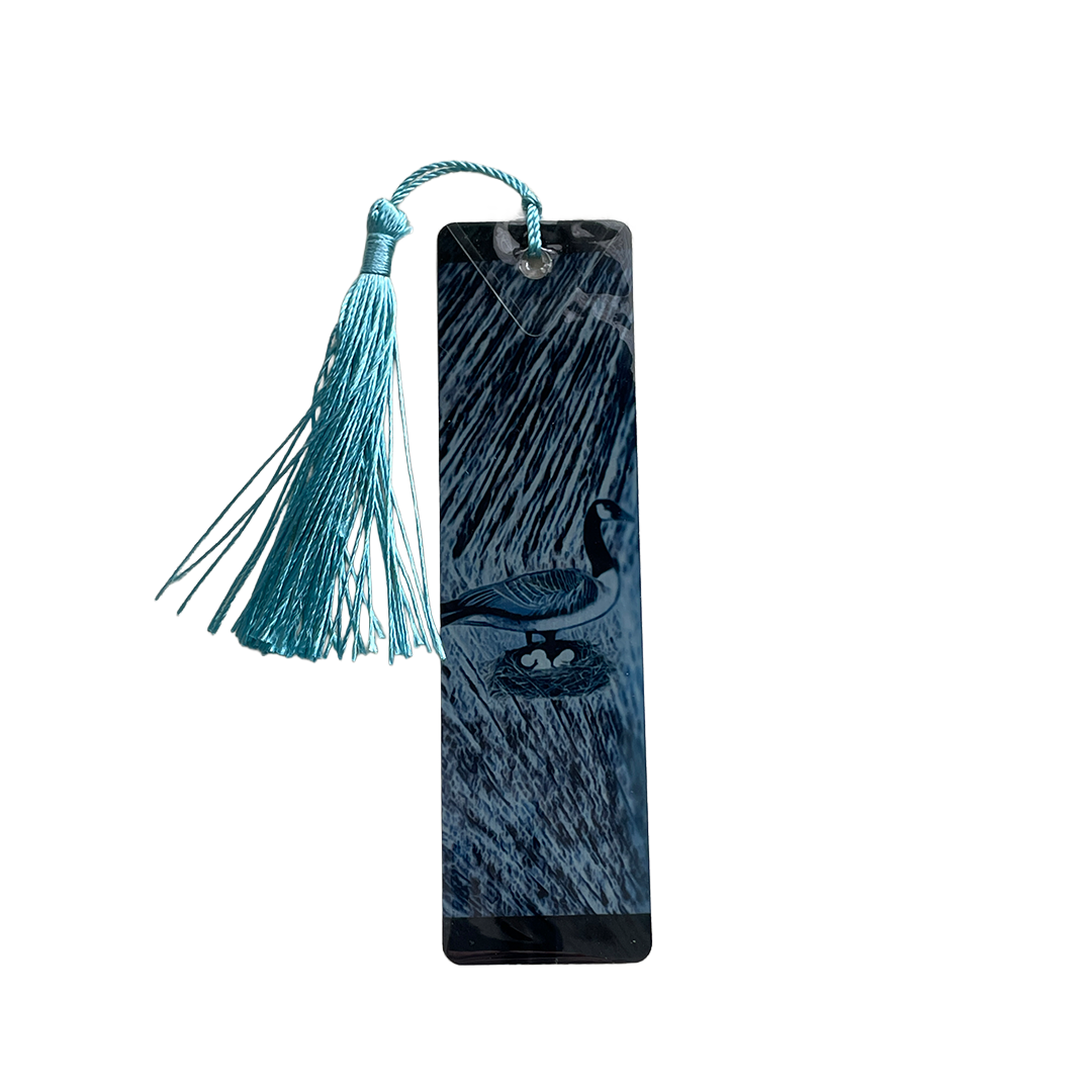 Goose Aluminum Bookmark with Tassel