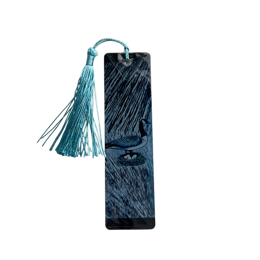 Goose Aluminum Bookmark with Tassel