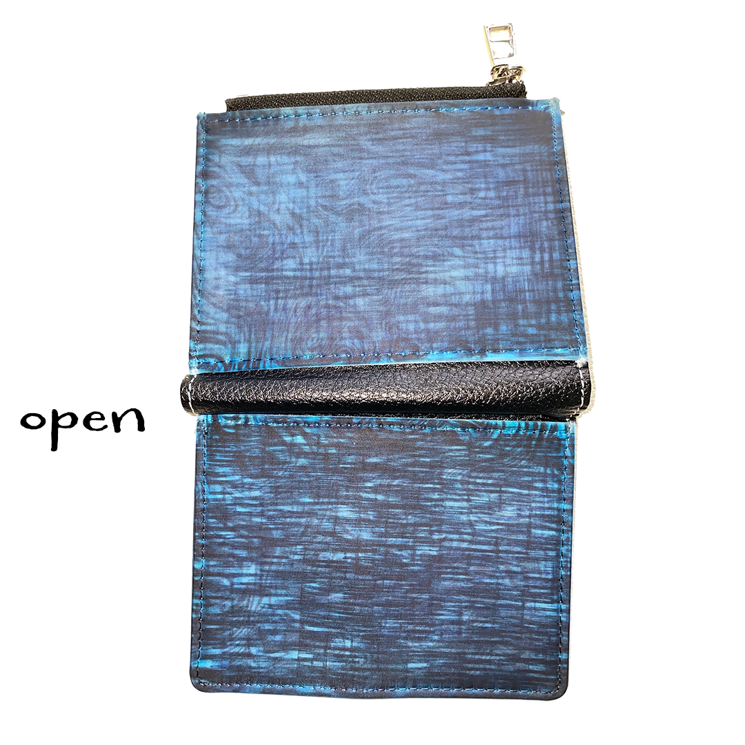 Blue Bi-fold Wallet