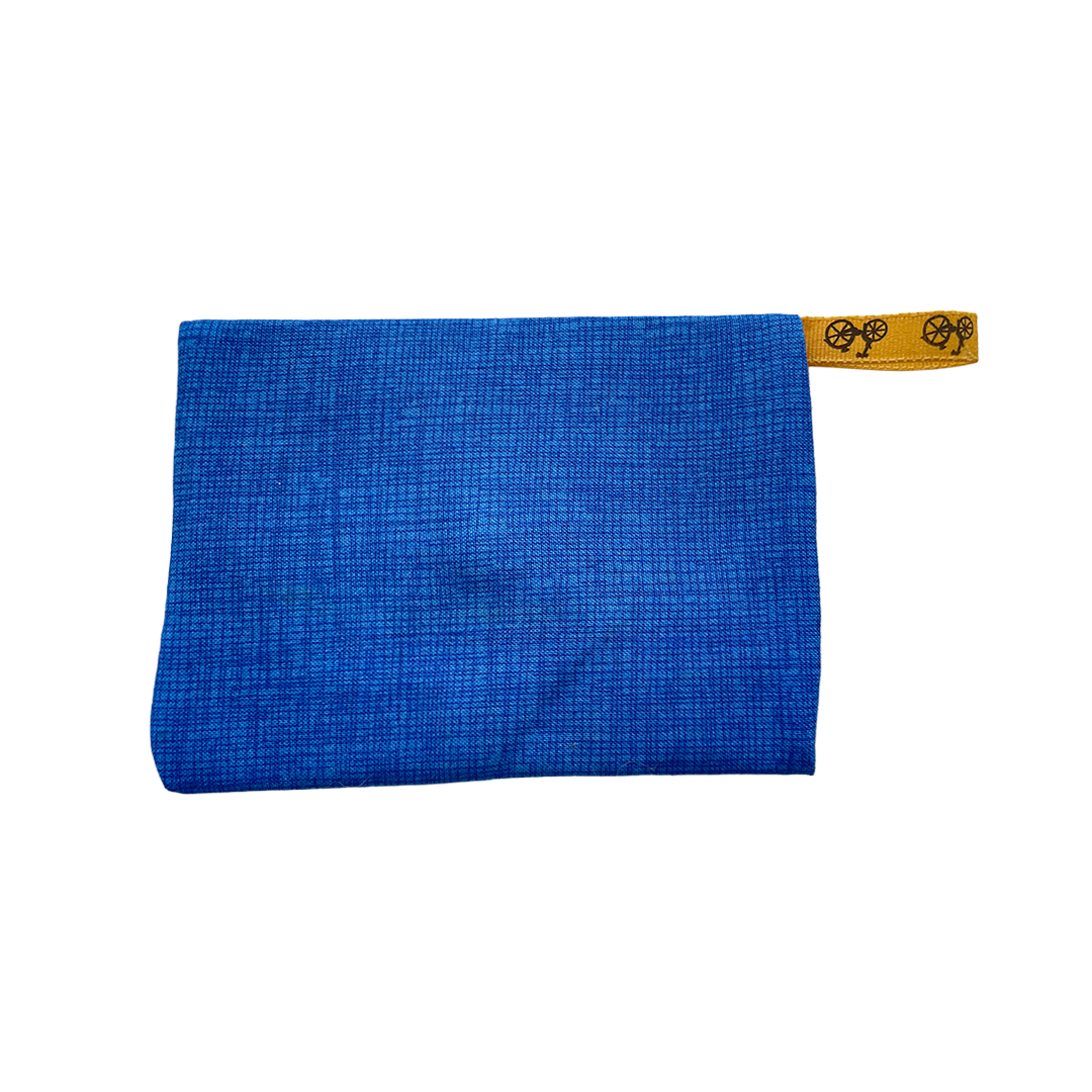Blue Cotton Pouch