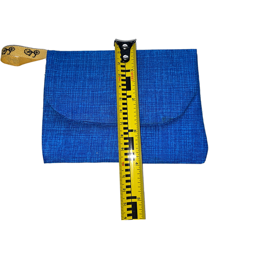 Blue Cotton Pouch