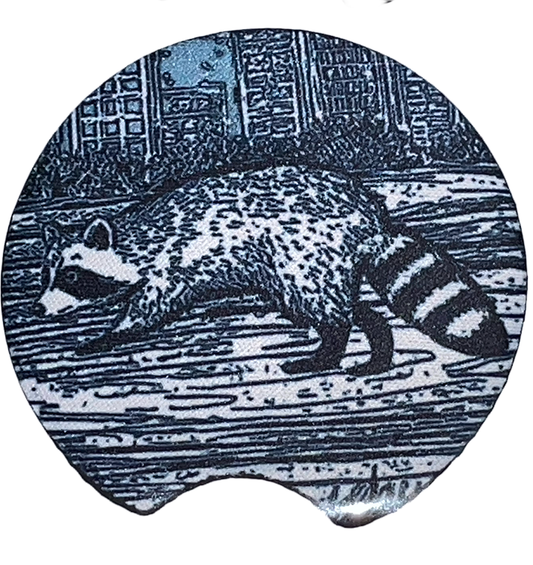 Sous-verres de voiture Raton Laveur