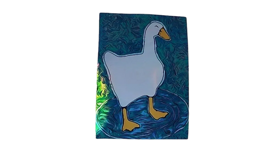 Colorful Goose Magnet 7 cm X 9.5 cm