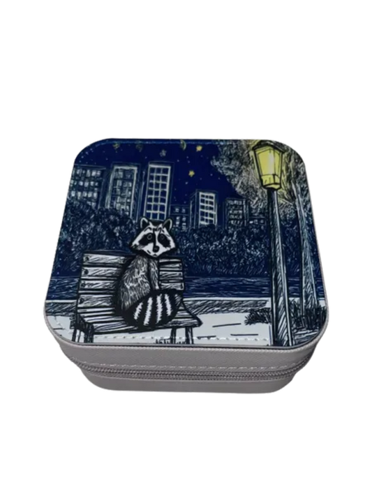 The Trash Panda Travel Jewelry Storage Box